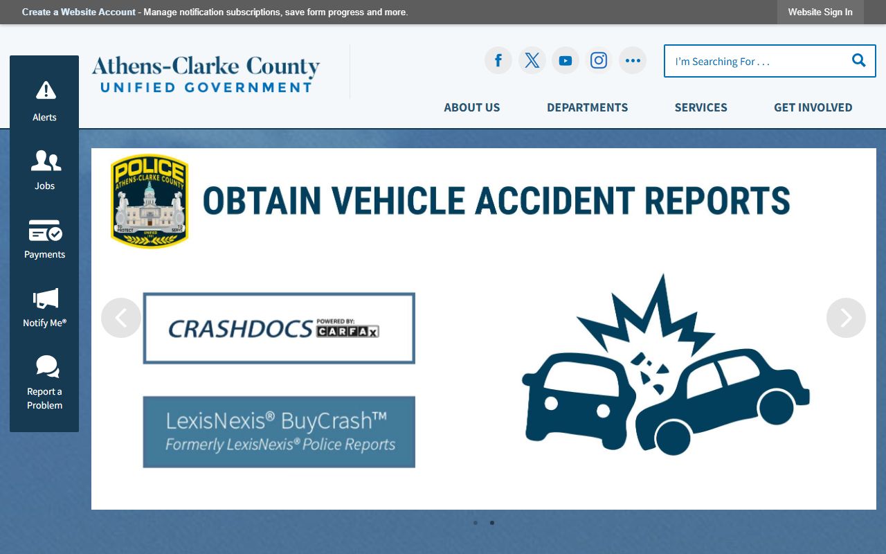 Athens-Clarke County Police Department website