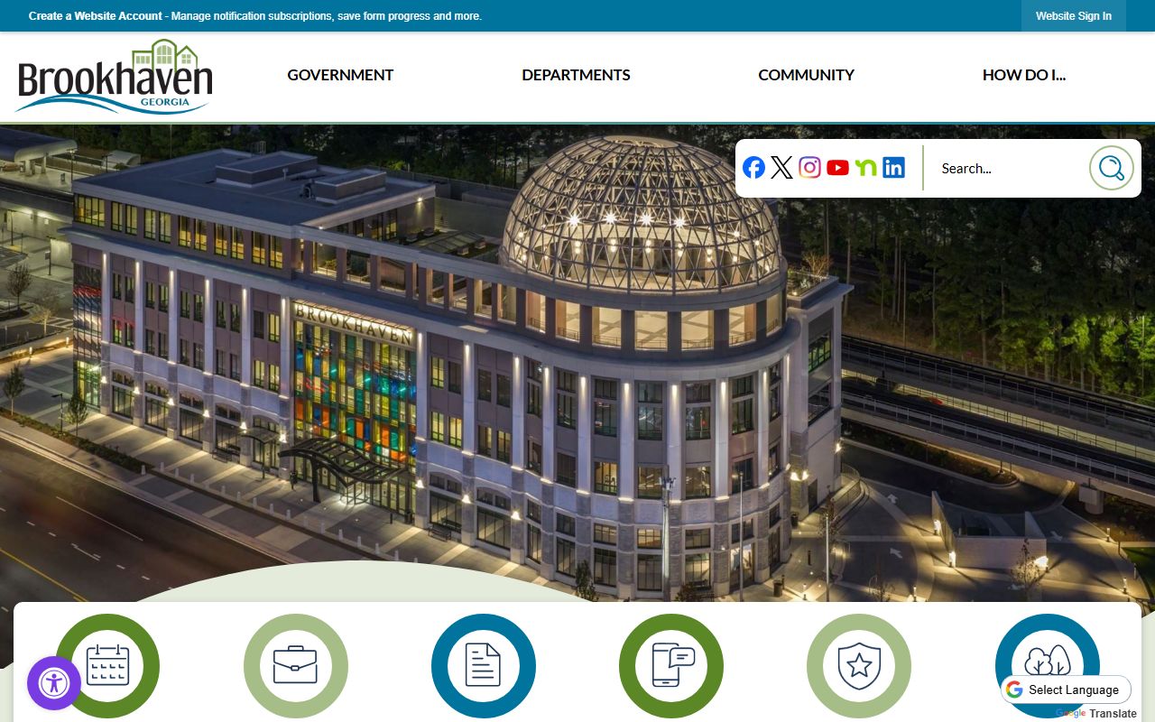 Brookhaven city website for felony records resources