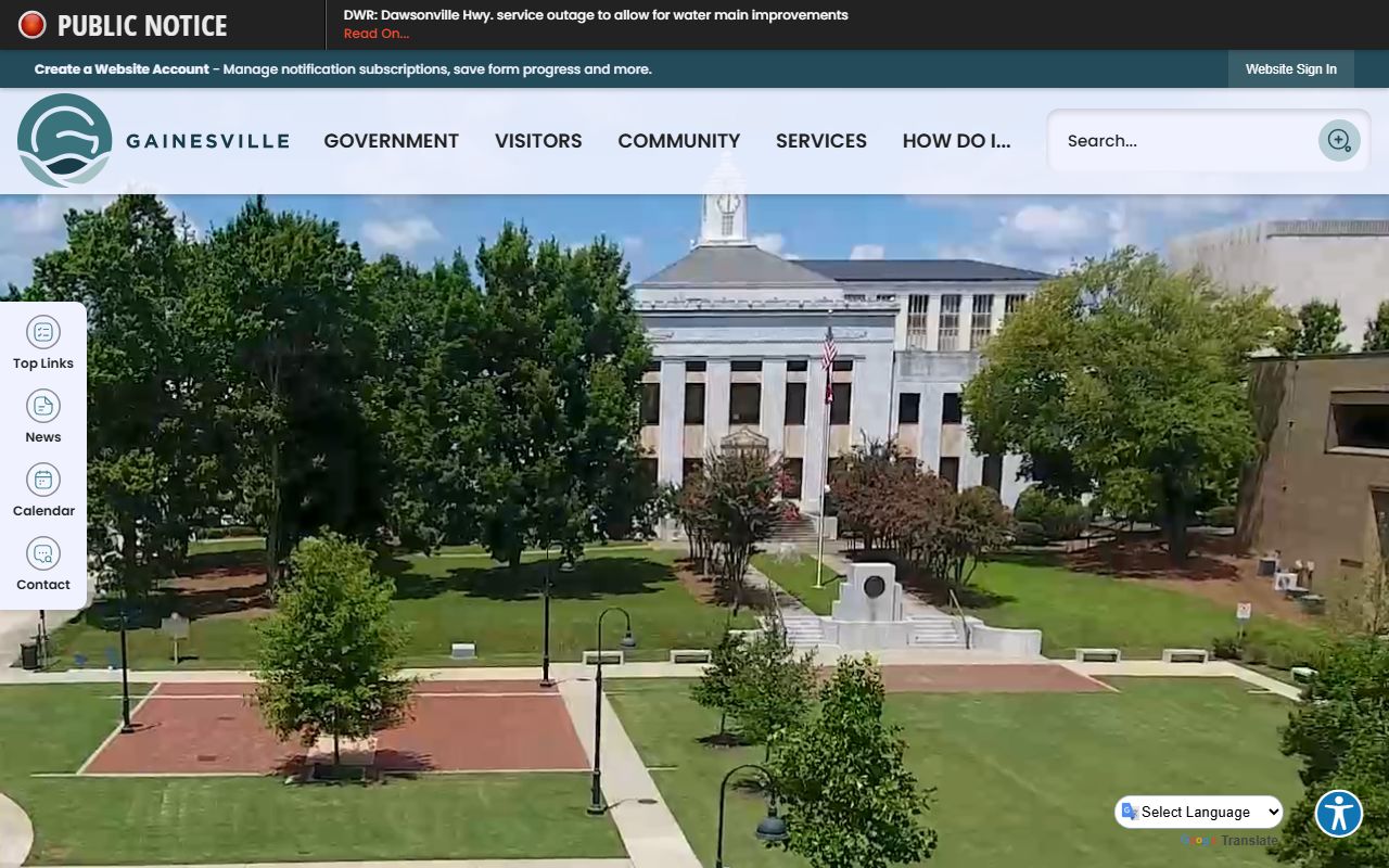 Gainesville city website for felony record information