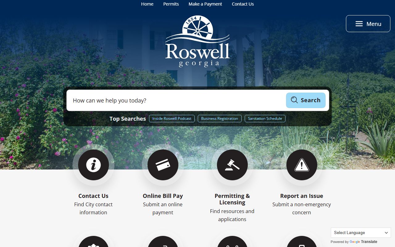 Roswell city website for felony records information