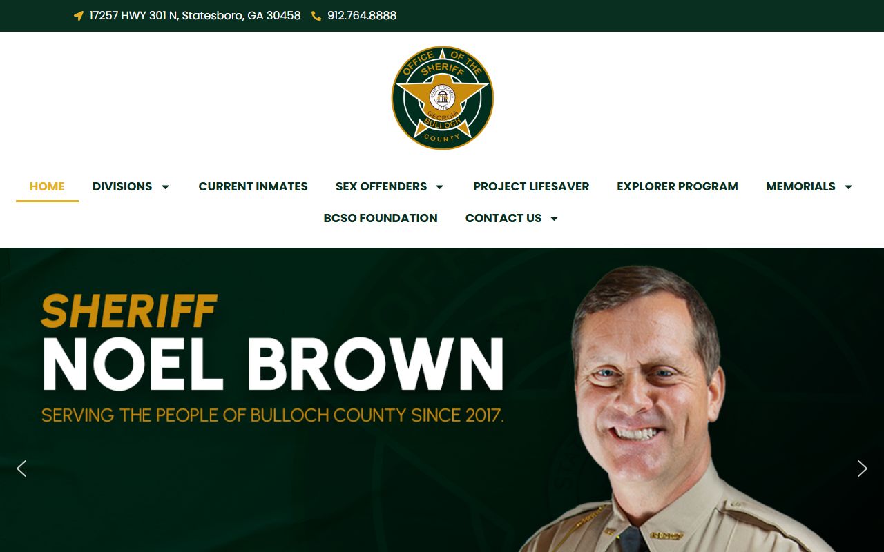 Bulloch County Sheriff's Office felony records