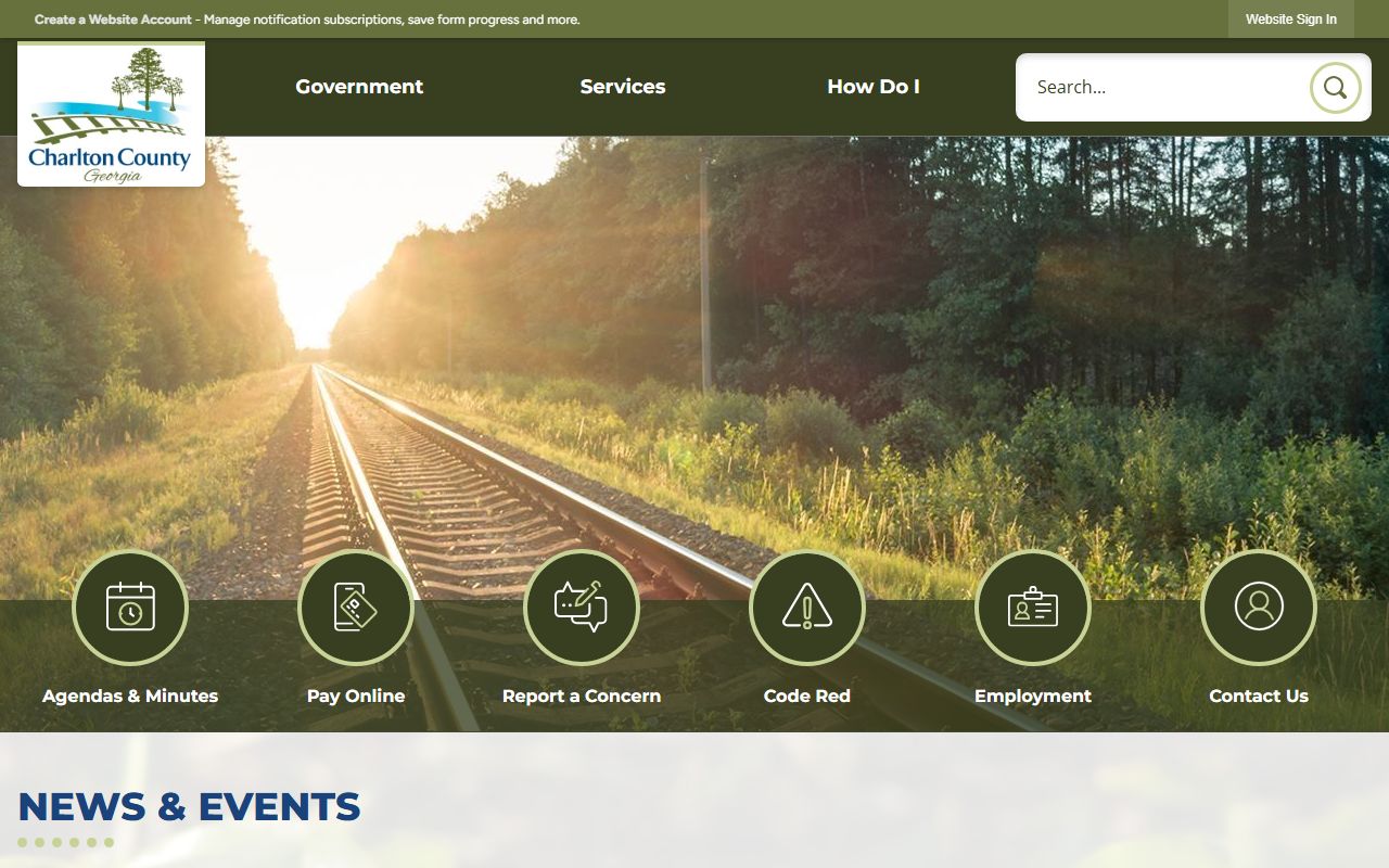 Charlton County felony records website