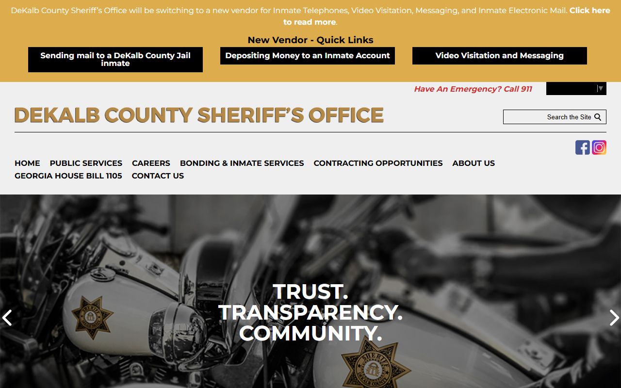 DeKalb County Sheriff's Office felony records