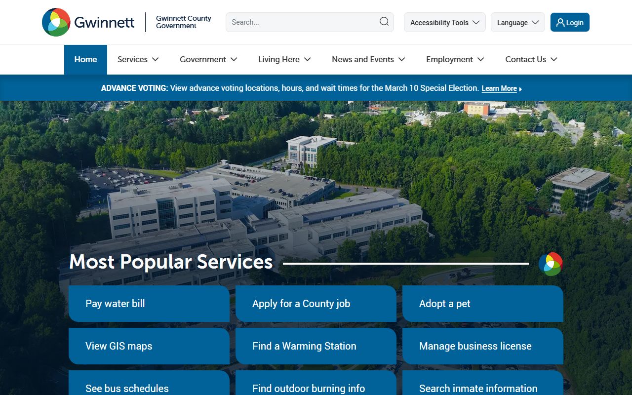 Gwinnett County website for felony records access