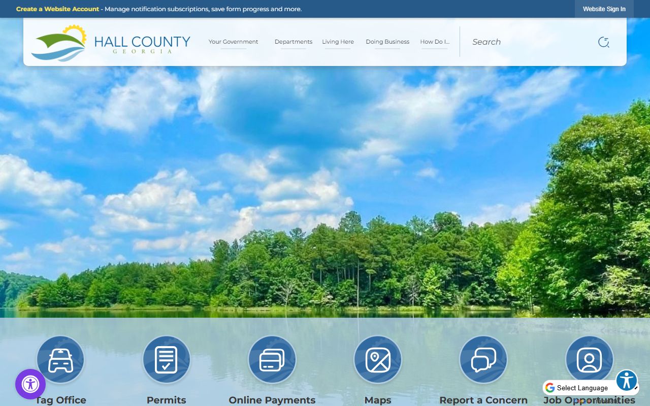 Hall County government website felony records