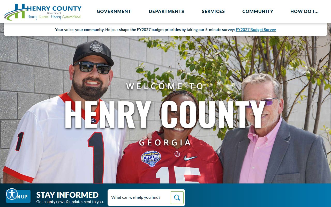 Henry County government website felony records